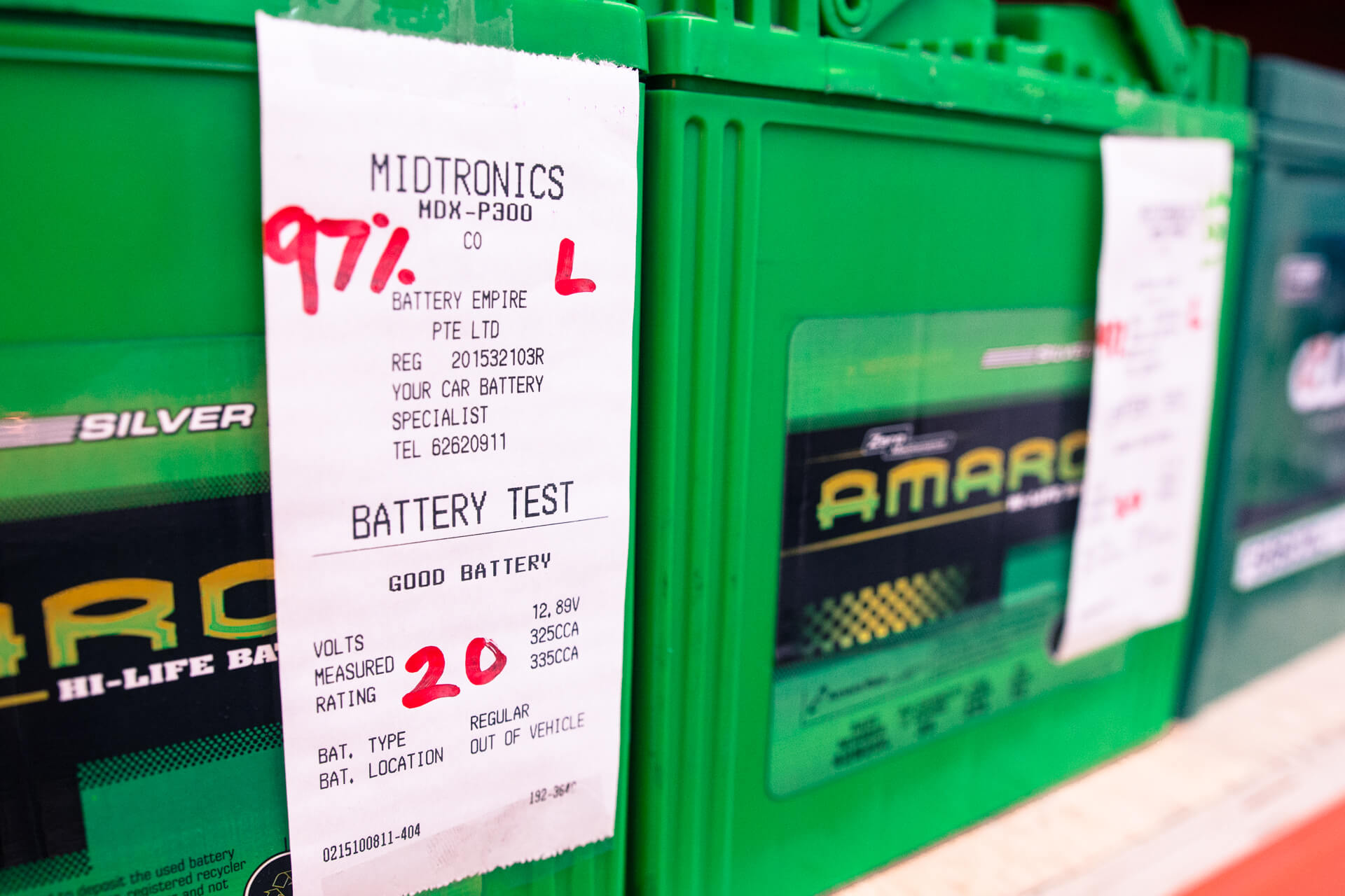 Singapore 2nd hand car batteries